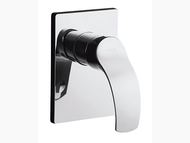 Kohler - Wave  recessed shower faucet trim with lever handle   (Order valve and showerhead separately)